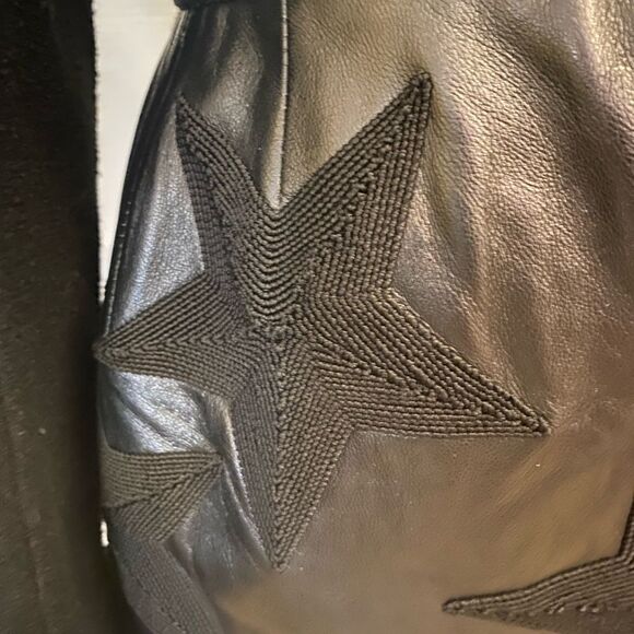 Valentino genuine leather/ wool blazer/jacket, S-M - Picture 5 of 14